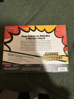 Pokemon Ascended Heroes Mega Feraligatr, Emboar & Deluxe Pin Collection - Image 5