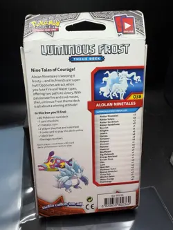 Pokemon TCG SM Burning Shadows Luminous Frost Alolan Ninetales Theme Deck Sealed - Image 2