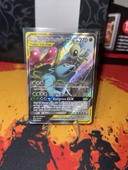 Pokemon TCG Celebi & Venusaur GX SM167 Sun & Moon Promo Tag Team - Image 1