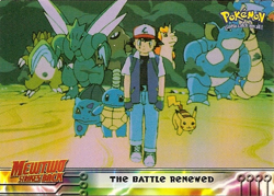 The Battle Renewed 32 - Mewtwo Strikes Back - Topps Pokemon - Image 1