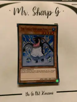 THE GREAT EMPEROR PENGUIN - OP17-EN005 ENGLISH Yu-Gi-Oh! CARD SUPER RARE HOLO - Image 2