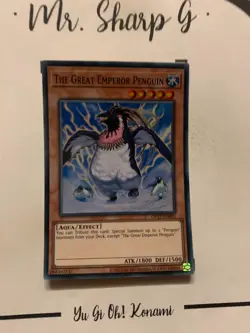 THE GREAT EMPEROR PENGUIN - OP17-EN005 ENGLISH Yu-Gi-Oh! CARD SUPER RARE HOLO - Image 3