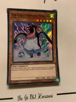 THE GREAT EMPEROR PENGUIN - OP17-EN005 ENGLISH Yu-Gi-Oh! CARD SUPER RARE HOLO - Image 4