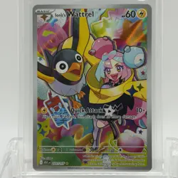 Pokemon TCG Ascended Heros Iono’s Wattrel #231/217 Illustration Rare NM - Image 1