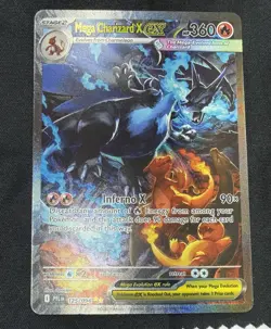 Pokemon Mega Charizard X Ex 125/94 Phantasmal Flames SIR - Image 1