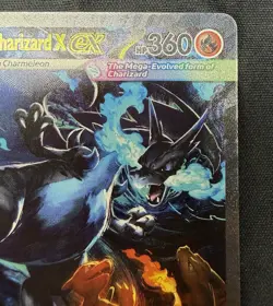 Pokemon Mega Charizard X Ex 125/94 Phantasmal Flames SIR - Image 3