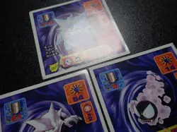 Pokemon Amada Sticker x3 Gengar Haunter Gastly etc #6393 - Image 3