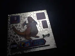 Pokemon Amada 1999 Super DX Sticker Gold Prism Dragonite D158 #6397 - Image 4