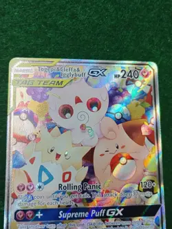 TOGEPI & CLEFFA & IGGLYBUFF GX 143a/236 ALTERNATE ART HOLO POKEMON TCG 🔥 - Image 3