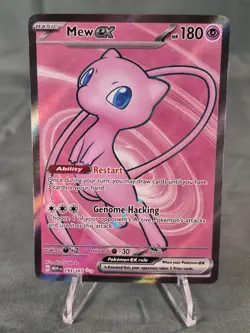 Pokemon Mew ex 193/165 Ultra Rare Full Art Holo Scarlet & Violet 151 English - Image 1