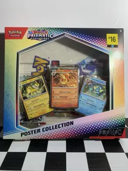 Pokemon TCG Scarlet & Violet Prismatic Evolutions Poster Collection Box - Image 1