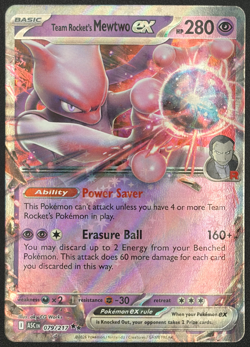 Team Rocket's Mewtwo ex 079/217 - NM - Ascended Heroes - Image 1