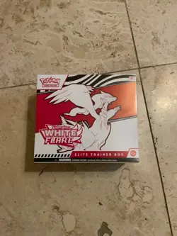 Pokemon Scarlet and Violet White Flare ETB Sealed - Image 1