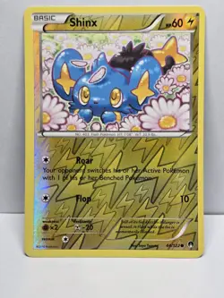 Shinx 44/122 Common BREAKpoint Pokemon Reverse Holo Near Mint - Image 1