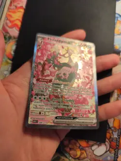 Pokemon Fezandipiti ex SAR 288/217 alt art Ascesa Eroica Italiana Near Mint 151 - Image 3