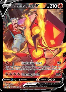 Centiskorch V TG14/TG30 Lost Origin Trainer Gallery Full Art Pokemon NM - Image 1