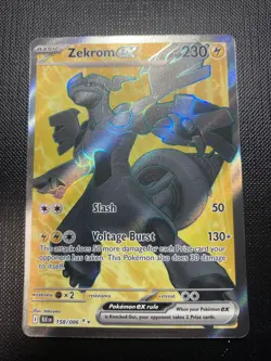 Zekrom ex 158/086 Sv: Black Bolt Pokemon Card TCG - Image 1