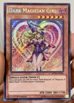 Yugioh 1xCopy Dark Magician Girl MVP1-ENS56 Secret Rare 1st Ed NM w/Tracking - Image 2