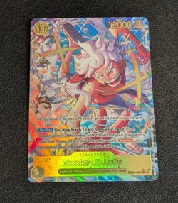 Monkey D. Luffy Alt Art EB04-061 SEC Egghead Crisis One Piece NM English - Image 1