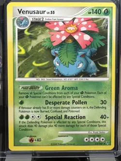 Pokemon TCG Venusaur Supreme Victors 13/147 Rare Non-Holo Card 2009 - Image 1
