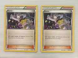 Karen XY177 XY Black Star Promos x2, Two Cards - Image 1