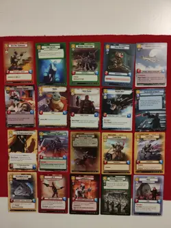STAR WARS UNLIMITED WEEKLY PLAY PROMO SET Full #20 CARDS SHADOW OF THE GALAXY - Image 1