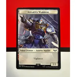 Magic: The Gathering Astartes Warrior/Cherubael 40 K Token - Image 1