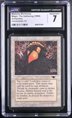 MTG Mishra's Workshop Antiquities 1994 CGC 7 Magic The Gathering - Image 1