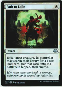 Path to Exile 23 Uncommon Double Masters 2022 Foil Near Mint - Image 2