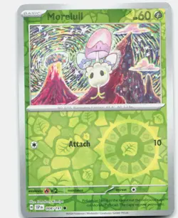 MORELULL 008/191 C SURGING SPARKS POKEMON REVERSE HOLO Insufficient Ink Error - Image 1