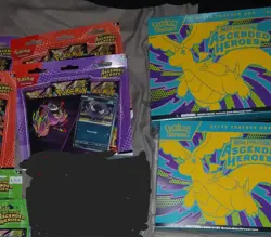 Pokemon Tcg Ascended Heroes Sealed Lot. (ETB, 3-Pack, Mega Feraligatr Ex Box) - Image 1