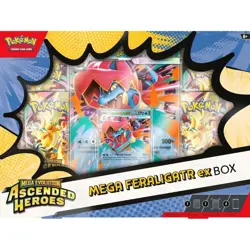 Pokemon Tcg Ascended Heroes Sealed Lot. (ETB, 3-Pack, Mega Feraligatr Ex Box) - Image 2