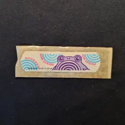 Poliwhirl Band Aid Bandage TOMY Pokemon Vintage Japanese Rare Nintendo - Image 1