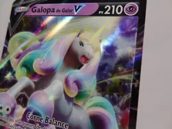 Carte Pokemon " Galopa de Galar V " Promo - SWSH111 - Epee & Bouclier - FR - Image 5