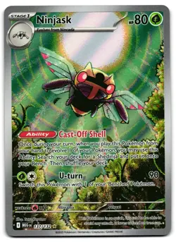 Ninjask 137/132 - 🌊 Mega Evolution Illustration Rare Pokemon TCG 🖤 - NM - Image 1