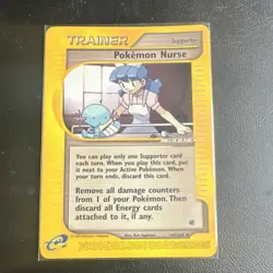 Pokemon TCG Nurse Expedition Base Set Trainer Uncommon 145/165 Regular English - Image 1