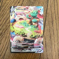 Pokemon Snorlax VMAX Holo Ultra Rare 340 HP 142/202 Sword & Shield - Image 1