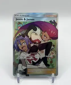 Pokemon TCG Jessie & James Full Art 68/68 Hidden Fates Ultra Rare NM - Image 1