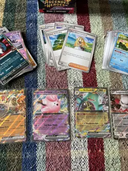 Pokemon TCG Ascended Heroes EX Bundle x6 + base and holos from opened bundle - Image 3