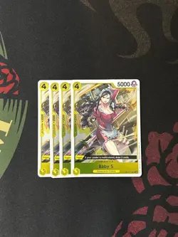 OP12-112 Baby 5 Rare Legacy of the Masters One Piece CCG x4 Playset NM - Image 1