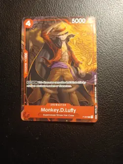 Monkey.D.Luffy P-007 Tournament Pack Vol. 1 P-007 One Piece Promotion Cards Mint - Image 5