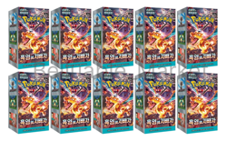 Pokemon Card Scarlet&Violet Ruler of the Black Flame Booster sv3 Korean - 10Box - Image 1