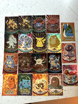 Vintage 1999 Topps Holo Pokemon Card Lot TV Animation Edition Cards - Image 1