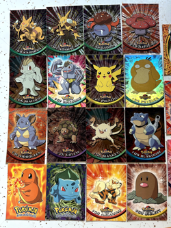 Vintage 1999 Topps Holo Pokemon Card Lot TV Animation Edition Cards - Image 3