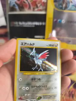 Pokemon Karte Card Panzaeron Skarmory Neo Genesis Holo Wotc japanese NM- Swirl - Image 3