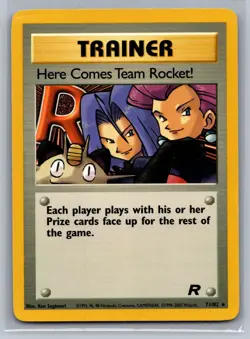 Here Comes Team Rocket! (71) Team Rocket #71/82 Rare Pokemon Card - Image 1