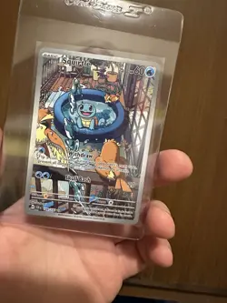 Pokemon Squirtle TCG Holo Card Sv07: Stellar Crown 148/142 - Image 1