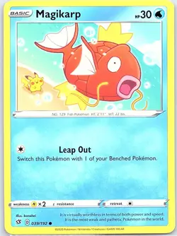 Magikarp 039/192 Non Holo SWSH02: Rebel Clash - Pokemon Card - NM - Image 1