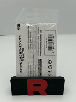 En Promo Card Team Rockets Tyranitar New Sealed Pokemon Center - Image 2