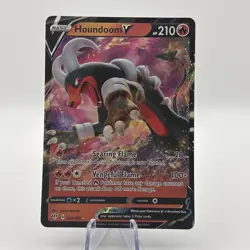 021/189 Houndoom V Darkness Ablaze Sword & Shield Pokemon Trading Card Game TCG - Image 1
